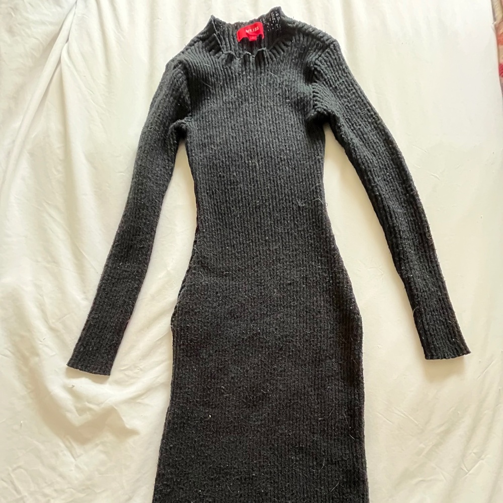 Bodycon Maxi Sweater Dress